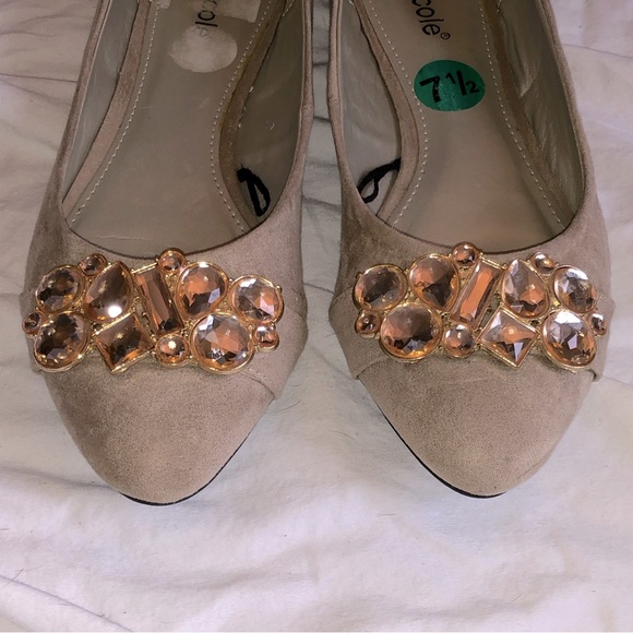 NICOLE (Miller) Gemstone Embellished Flats - Picture 6 of 15